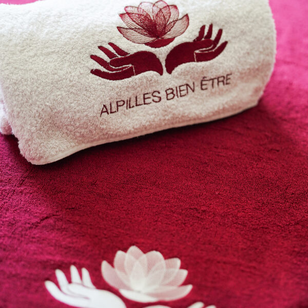 Serviette de toilette Alpilles Bien être 1